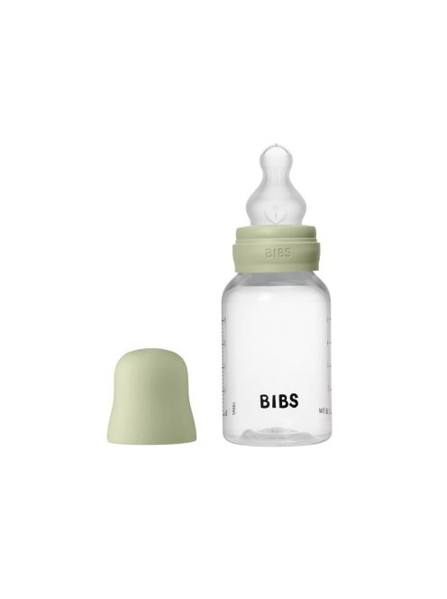 BIBS cumisüvegszett - Zsálya 150 ml - szilikon cumifejjel