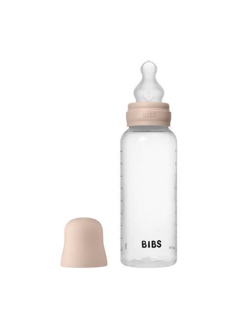 BIBS cumisüvegszett - Púderrózsaszín 270 ml - szilikon cumifejjel