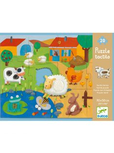 Djeco Óriás puzzle - Tanya - Tactile farm puzzle