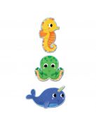 Djeco Primo puzzle - A tengerben, 4, 6, 9 db-os - In the sea