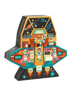 Djeco Formadobozos puzzle - Űrállomás - Space station