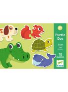 Djeco Párosító puzzle- Állatos - Animals