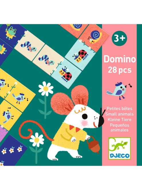 Djeco Dominó játék - Kicsi állatok - Domino Small animals