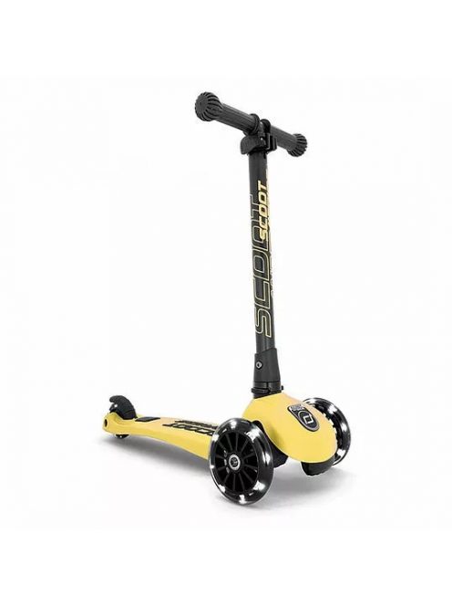 Scoot and Ride Highwaykick 3 LED roller - LEMON